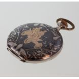 Ferdinand Bachschmid. A Rare German Hunting Cased Keyless Silver Pocket Watch . Probably made for