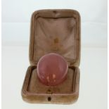 A Pink Quartz Bell Pull. Late 19th /earl