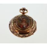 Romilly A Paris. An 18th century Dumb Quarter Repeating Hunting Cased Keywound Two Colour Gold