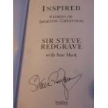 Sir Steve Redgrave’s book Inspired signe