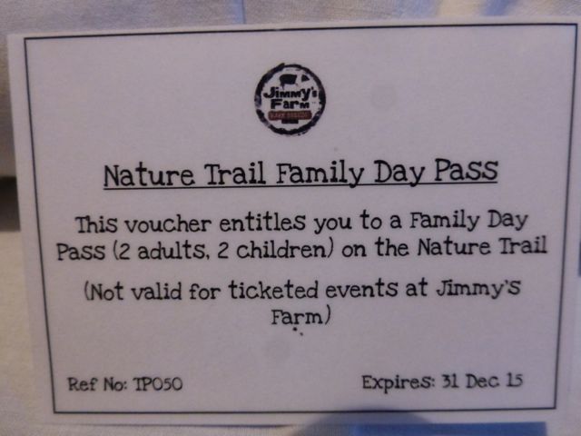 Nature Trail pass for up to two adults a