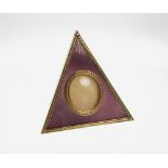 A Fine Yellow Gold, Purple Enamel and Iv