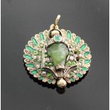 A Demantoid Garnet Pendant. The the Egyp