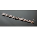 A Good Diamond Set Bracelet. Set in high