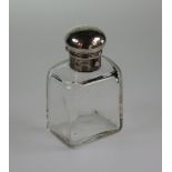 A Late Victorian Silver Topped Scent Bot