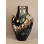 A Fine Japanese Stoneware Vase. Possibly Meiji period (1868-1912). Of large proportions. The