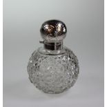 An Edwardian Silver Topped Scent Bottle.