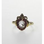 An Unusual Ruby and Diamond Dress Ring D