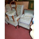 Wing fireside chair, 1920's/30's occasio