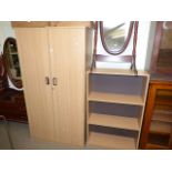 Double door fitted office cupboard and m