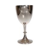 A George V silver goblet, William Aitken