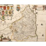 Blaeu, a 17th Century hand coloured and
