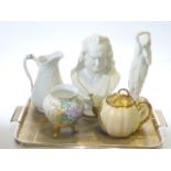 Royal Worcester blush teapot, Austrian t