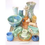 Tray of Art pottery including Sylvac, Empire Ware, Cranston,