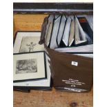 Group of pictures and a bag of War Periodicals,