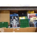 Large collection of boxed model vehicles,
