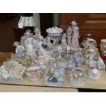 Collection of Adora & Cosmos china figures and groups,