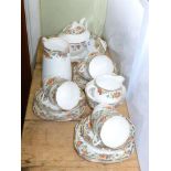 Royal Albert Crown twenty three piece china tea service including teapot and hot water jug