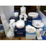 Large collection of Aynsley cottage garden china,