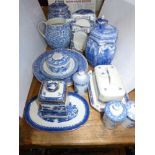 Ringtons caddies, plates, jugs, cheese dish, photograph frames, jars and covers etc.