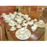 Extensive Wedgwood Hathaway Rose service of over one hundred pieces
