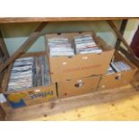Large collection of 45rpm records