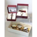 Rotary wrist watch, boxed; Skagen wrist watch,