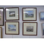 William Lyons Wilson (1892-1981), four landscapes, each signed, watercolours, framed (4)
19.