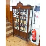 Early 20th Century mahogany two door china cabinet