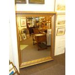 Large 19th Century style gilt-framed mirror,