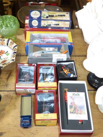 Collection of nine boxed models and Pickfords truck (10)