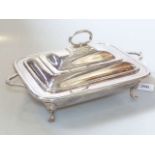 Walker & Hall silver-plated entree dish