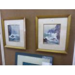 Thomas Swift Hutton (1865-1935), Coastal scenes, each signed and dated 1900, pair of watercolours,