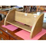 Robert Mouseman Thompson oak book trough