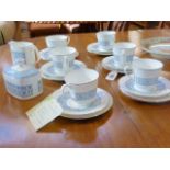 Royal Doulton Counter Point twenty piece tea set