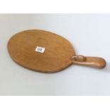 Robert Mouseman Thompson vintage oak cheeseboard