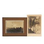 MARGARET BOURKE-WHITE (1904-1971) - Two Original Silver Bromide Photographs: "Dnieperstroi Dam",