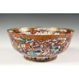 CHINESE EXPORT BOWL - Exceptional Quality Porcelain Bowl, fourth quarter 18th c., with decoration of