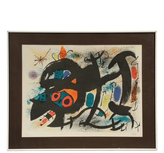 JOAN MIRO (Spain/France, 1893-1983) - Sculptures II Series, color lithograph, signed and numbered