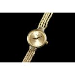 LADY'S WRISTWATCH - 14K Yellow Gold Movado Swiss Quartz Wristwatch, marked D43 7825266 6479, with