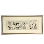 COMIC STRIP DRAWING - Original "Archie" Comic Strip Drawing in india ink on board, by Bob Montana (