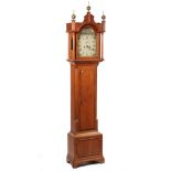 NEW HAMPSHIRE TALL CLOCK - Cherry Case Tall Clock by Levi & Abel Hutchins, Concord, NH, ca 1790 (
