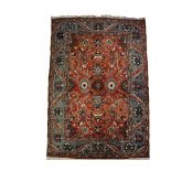 MAHAL CARPET - 8 1/2' X 10'9" - Iran, late 20th c, overall design of palmettes, rosettes and