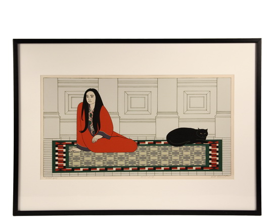 WILL BARNET (NY/MA/ME, 1911-2012) - "Soliloquy", Artist's Proof, Serigraph, pencil signed and titled