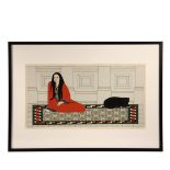 WILL BARNET (NY/MA/ME, 1911-2012) - "Soliloquy", Artist's Proof, Serigraph, pencil signed and titled