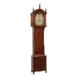 TALL CLOCK - Federal Period Mahogany Tall Case Clock by Timothy Chandler (1762-1848), of Concord,