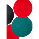 Sir Terry Frost RA (1915-2003) ARR Framed oil on canvas, signed verso ‘Red Black and Green 1993’