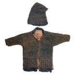 A JAPANESE MAIL SHIRT AND HELMET, EDO PERIOD each formed of padded fabric and covered with mail of