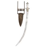 AN INDIAN SWORD (TALWAR) FOR A BOY AND AN INDIAN DAGGER (KATAR), 19TH CENTURY the first with