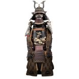 A JAPANESE ARMOUR (TOSEI GUSOKU), EDO PERIOD, 19TH CENTURY comprising sixty four plate kabuto